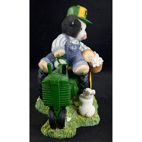 Mary's Moo Moos I Tract-Her Down For You Figurine Tractor Bunnies #642738 - Picture 5 of 10